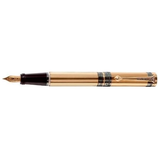 aurora palladio collection solid gold and rubies fountain pen 1